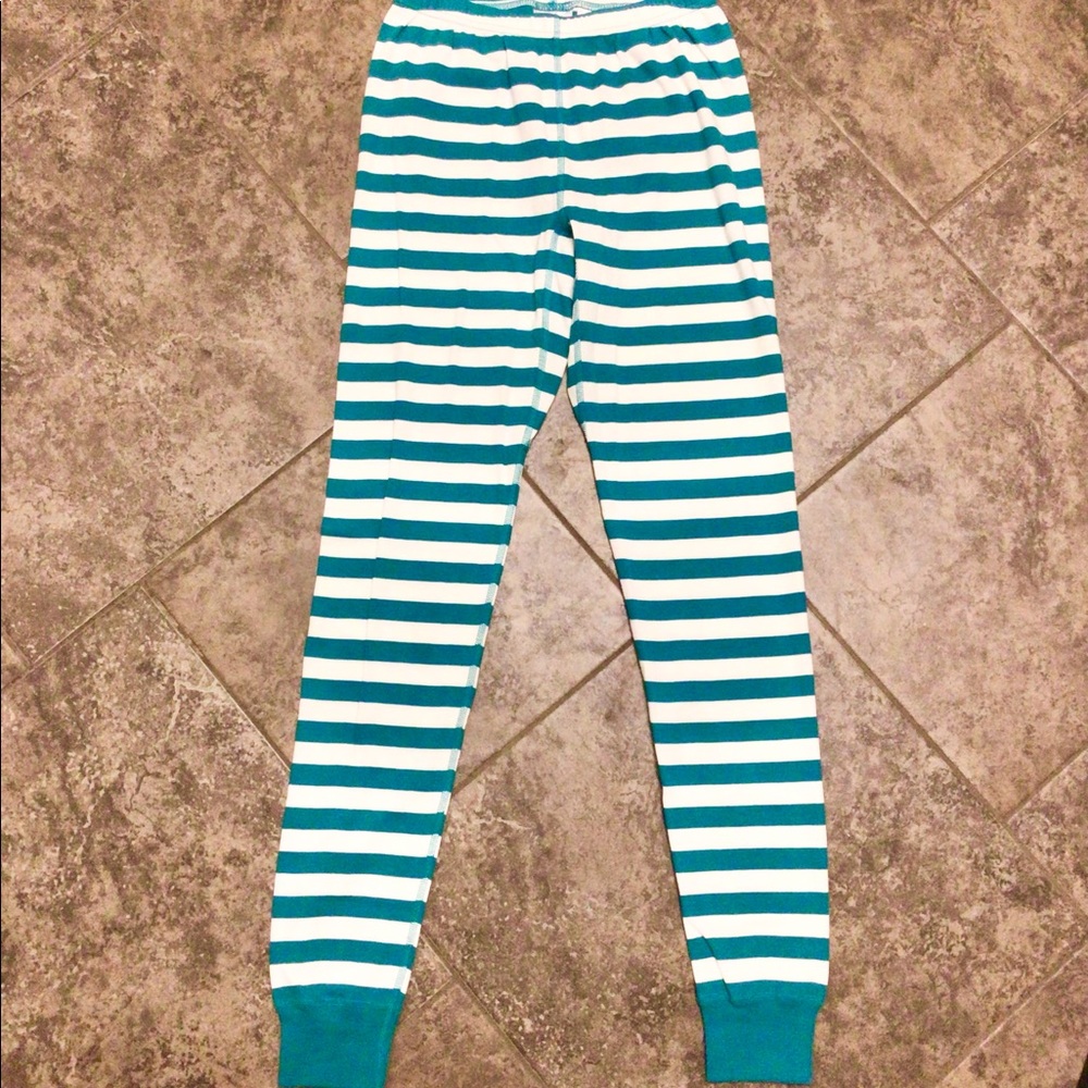 SOLD OUT COLOR HANNA ANDERSSON ADULT LONG JOHN STRIPE PANT IN ORGANIC COTTON